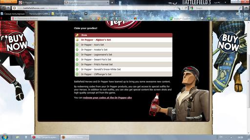Battlefield Heroes - Способ получить все сеты Dr.Pepper(Для чайников)